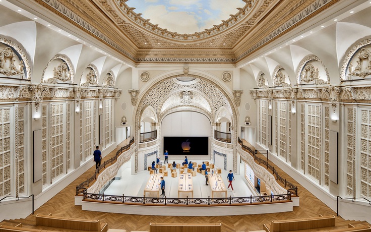Apple 'hô biến' nhà hát nghệ thuật thành cửa hàng mới