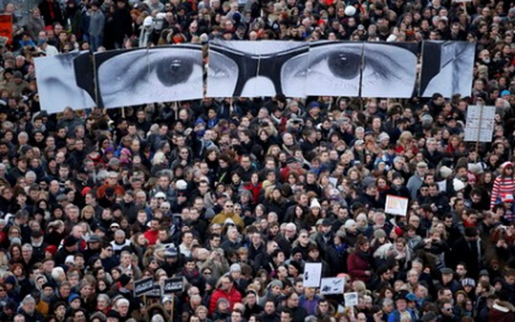 Hơn 1 triệu người tuần hành tưởng niệm nạn nhân vụ khủng bố tại Paris