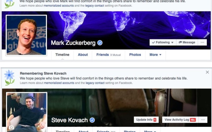 Mark Zuckerberg cùng 2 triệu người dùng bị Facebook tuyên bố ‘chết’