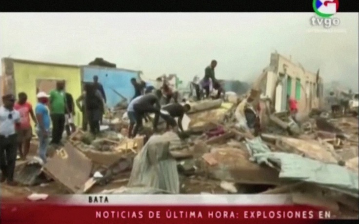 Nổ doanh trại ở Guinea Xích Đạo, 20 người chết, 600 người bị thương