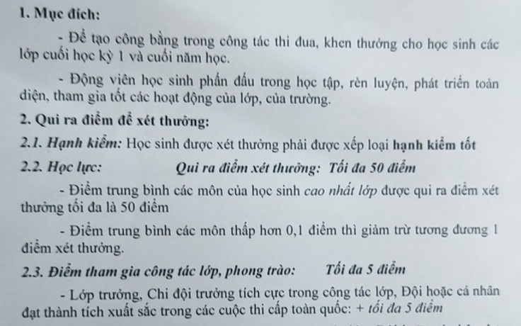 Thực hư việc cộng điểm ưu tiên cho học sinh 'có chức vụ' ở Đà Nẵng