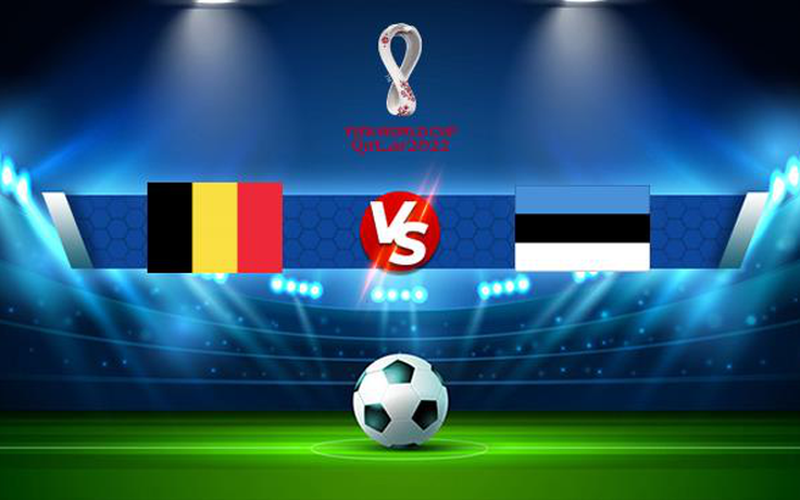 Trực tiếp bóng đá Bỉ vs Estonia, WC Europe, 02:45 14/11/2021