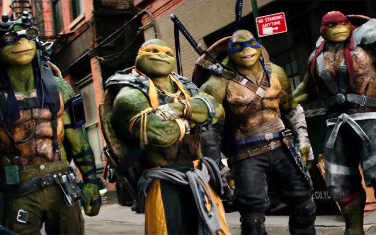 Thưởng thức trailer 'bom tấn' của phim Teenage Mutant Ninja Turtles 2