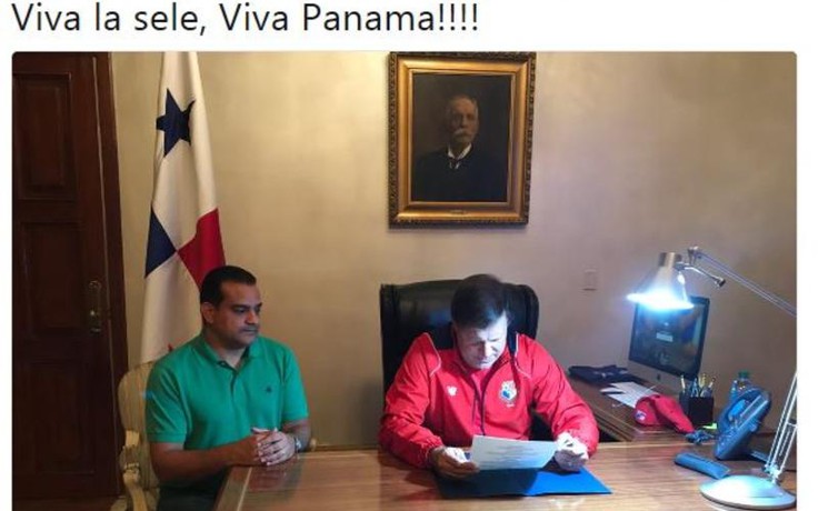 Tổng thống Panama cho cả nước nghỉ mừng đội nhà lần đầu dự World Cup