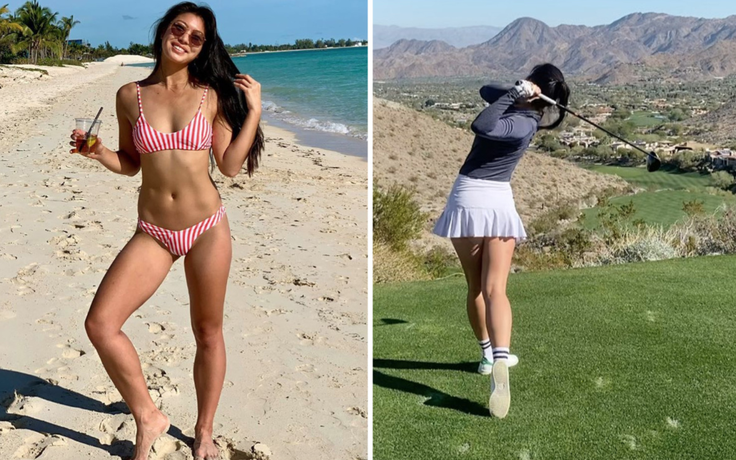 Nữ golf thủ Isabelle Shee kiếm bộn tiền nhờ kinh doanh trang phục sexy