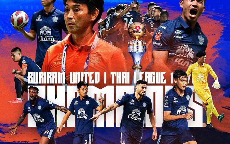 Đội bóng cũ của Xuân Trường, Buriram United vô địch Thai League sau 2 năm về nhì