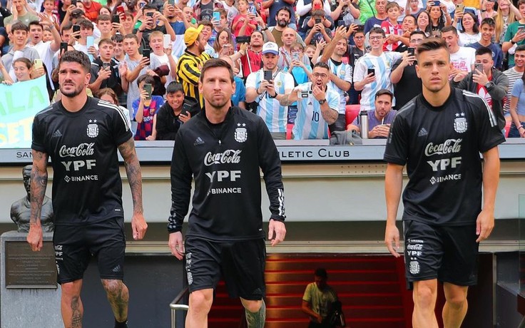 Messi và tuyển Argentina gây sốt ở Tây Ban Nha trước trận ‘Finalissima’ với tuyển Ý