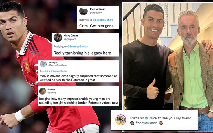 Cristiano Ronaldo gây bão khi đăng hình đứng bên cạnh chuyên gia tâm lý gây tranh cãi