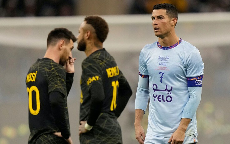 Messi và Cristiano Ronaldo cùng ghi bàn trong trận đấu toàn sao