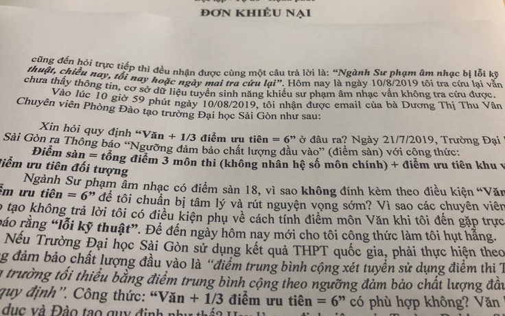 Điểm chuẩn 2019: Vì sao thí sinh dư 3,5 điểm vẫn rớt ĐH?