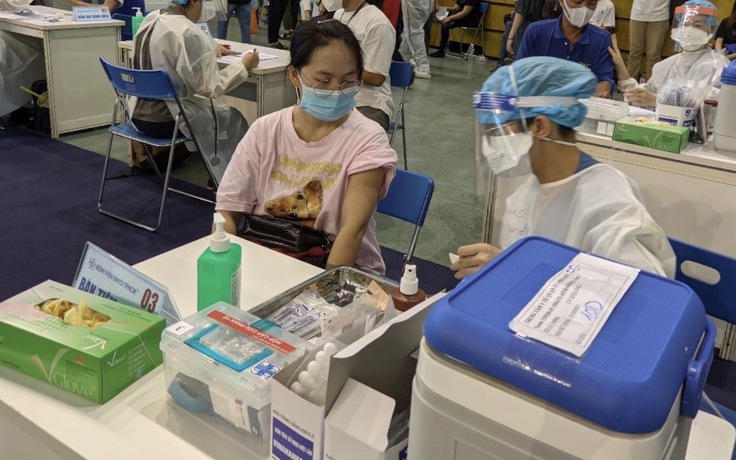 Sinh viên nhiều trường ĐH đã được tiêm vắc xin phòng Covid-19