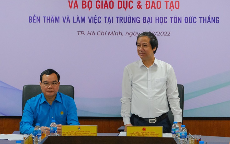 Bộ trưởng yêu cầu Trường Tôn Đức Thắng có chiến lược phát triển thành ĐH nghiên cứu