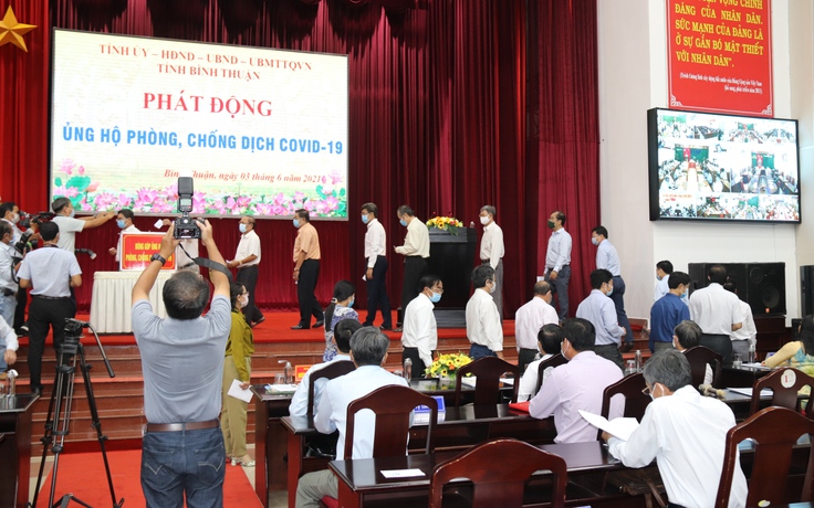 Bình Thuận: Quỹ phòng chống Covid-19 buổi đầu tiên vận động được 26 tỉ đồng