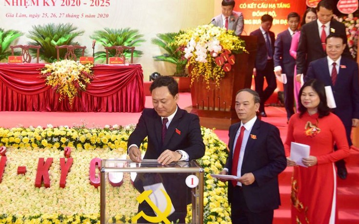 Hà Nội có bí thư huyện đầu tiên được bầu trực tiếp từ Đại hội