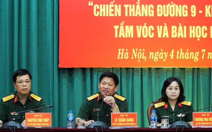 300 đại biểu tham dự hội thảo khoa học về chiến thắng Đường 9 - Khe Sanh