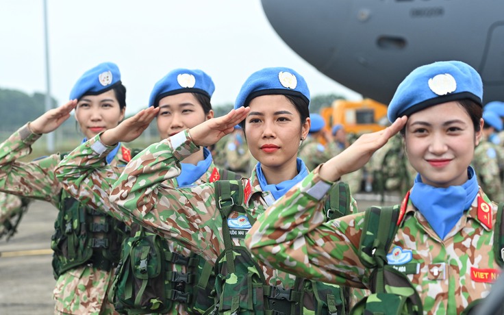 Công binh Việt Nam xuất quân làm nhiệm vụ gìn giữ hòa bình của Liên Hợp Quốc