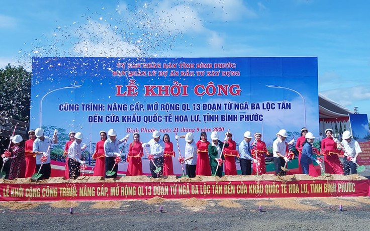 Bình Phước: 450 tỉ đồng mở rộng Quốc lộ 13 đi cửa khẩu quốc tế Hoa Lư