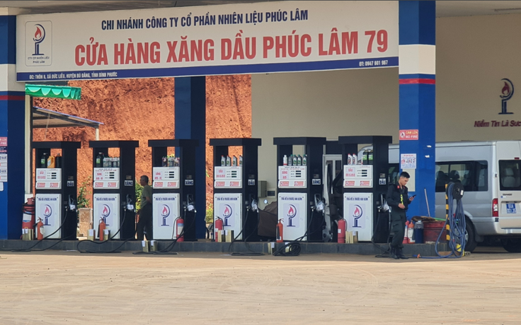 Cửa hàng xăng dầu Phúc Lâm 79 tại Bình Phước bị phong tỏa