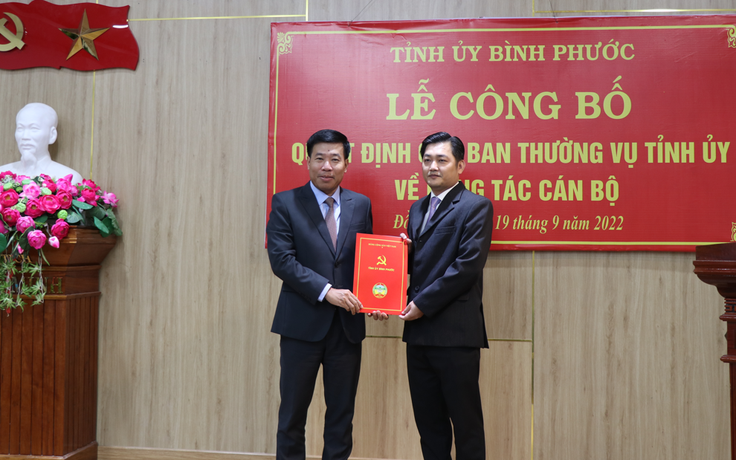Bình Phước: Giám đốc Sở Công thương được chỉ định làm Bí thư Huyện ủy Đồng Phú