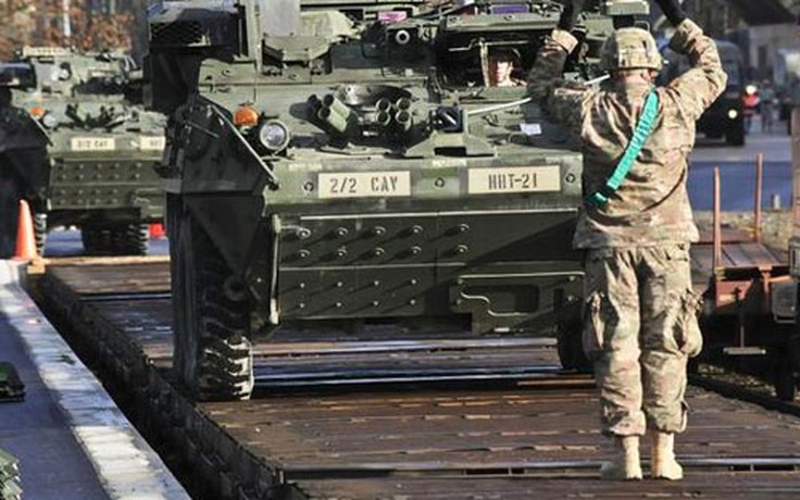 Mỹ hành quân rầm rộ 'trước cửa nhà' Nga