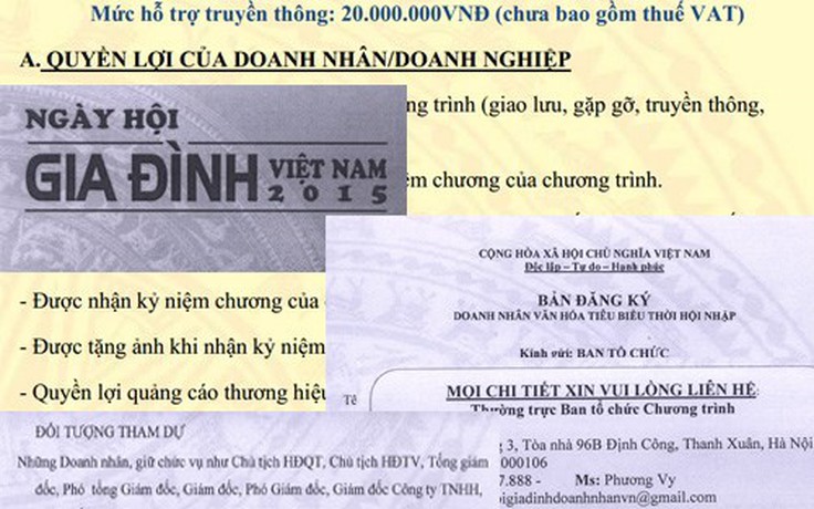 Vụ nộp tiền để được giao lưu với lãnh đạo Đảng, Nhà nước: Hủy chương trình, trả lại tiền cho doanh nghiệp