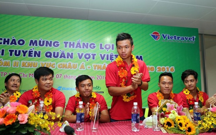 Ngày về vinh quang của tuyển quần vợt Việt Nam