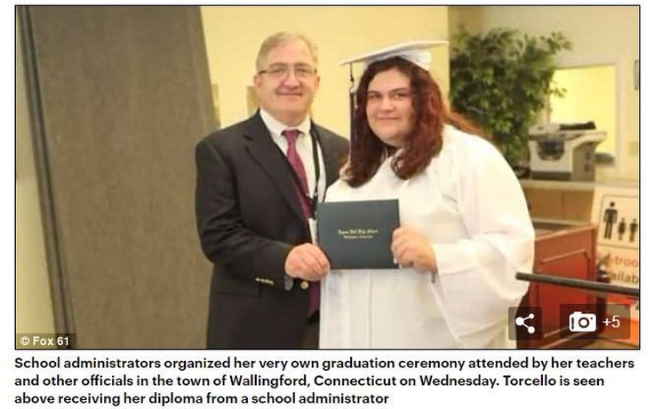 Trường học Mỹ tổ chức lễ tốt nghiệp riêng cho học sinh tự kỷ