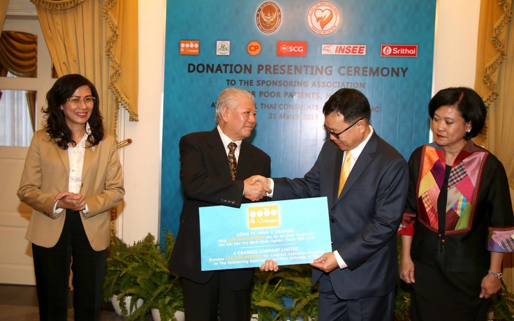 Doanh nghiệp Thái Lan giúp bệnh nhân nghèo TP.HCM