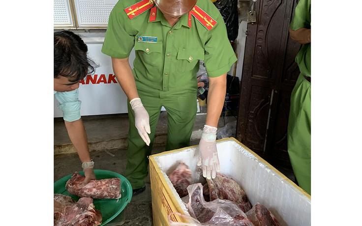 Treo đầu bò bán thịt... heo nái già