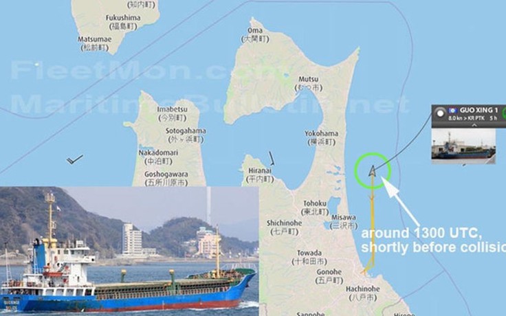 Danh tính 5 thủy thủ Việt Nam mất tích trong vụ chìm tàu ngoài khơi Nhật Bản