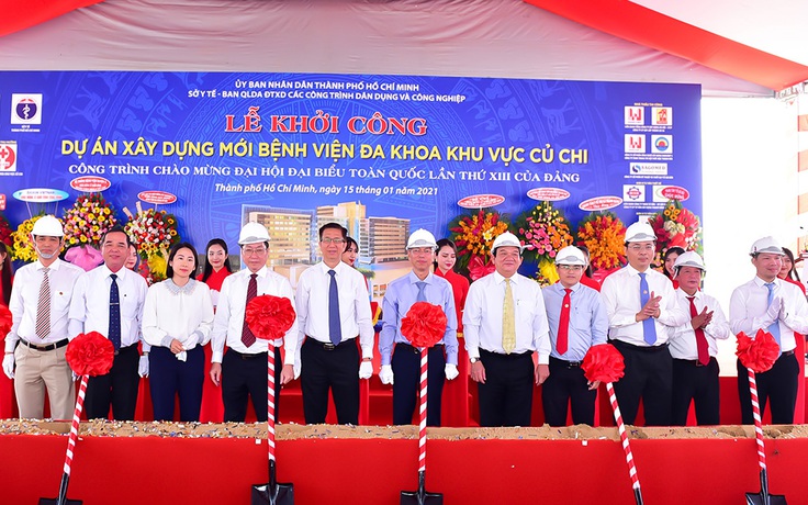 TP.HCM khởi công xây bệnh viện cửa ngõ tây bắc hơn 1.850 tỉ đồng