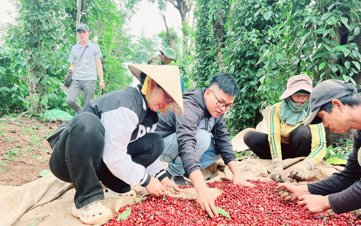 Chàng trai 'cõng' cà phê đi dự các triển lãm