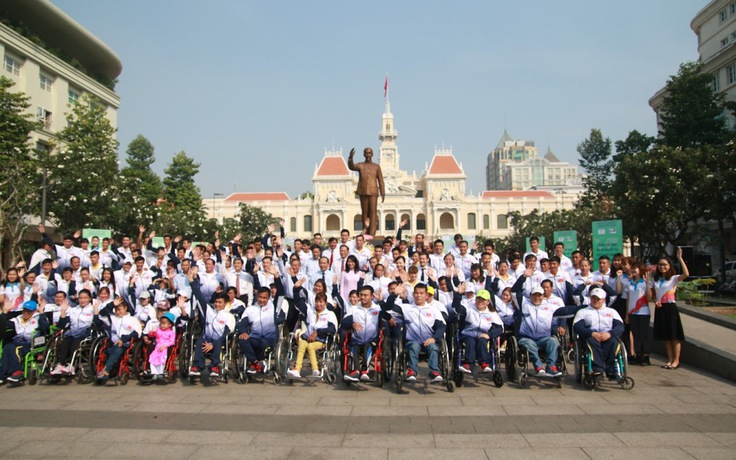 Đoàn thể thao người khuyết tật Việt Nam xuất quân dự ASEAN Para Games