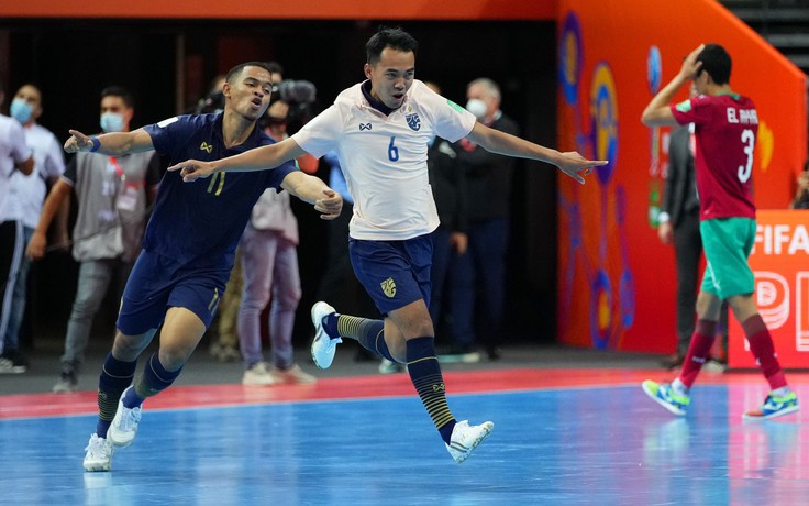 Kết quả FIFA Futsal World Cup: Người hùng Jirawat cứu thua cho Thái Lan