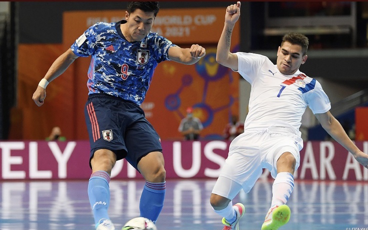 Thua trận cuối, tuyển Nhật Bản xếp dưới Việt Nam vào vòng 1/8 FIFA Futsal World Cup