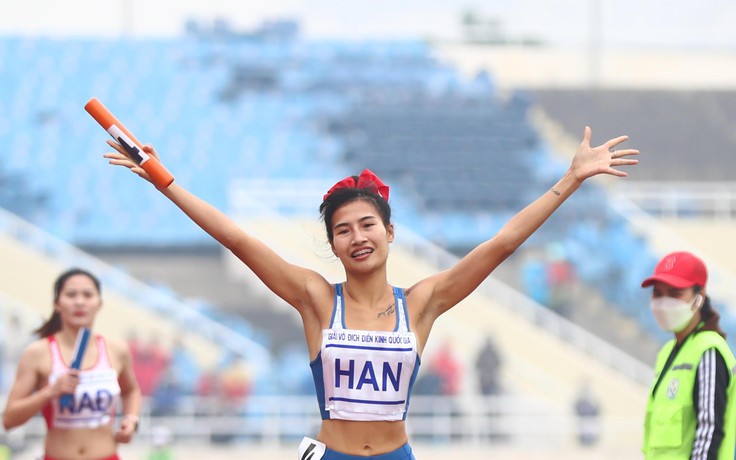 Kết quả điền kinh vô địch quốc gia: Khuất Phương Anh giúp Hà Nội thắng ngoạn mục
