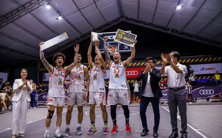 Vô địch VBA 3x3, tuyển bóng rổ Việt Nam hừng hực khí thế cho SEA Games 31