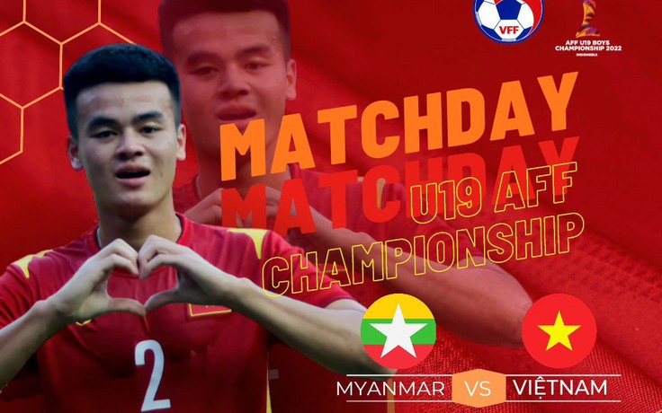 Link xem trực tiếp U.19 Việt Nam đấu U.19 Myanmar giải U.19 Đông Nam Á hôm nay