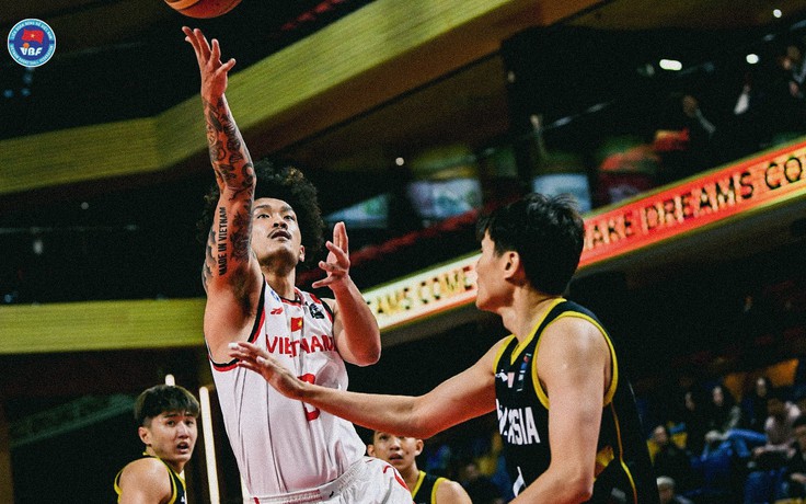 Thất thủ trước Malaysia, tuyển bóng rổ Việt Nam dừng chân ở vòng loại châu Á