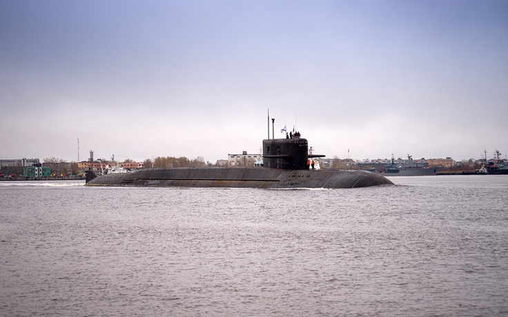 Tàu ngầm tối mật của Nga sau 16 năm sửa chữa đã chạy thử