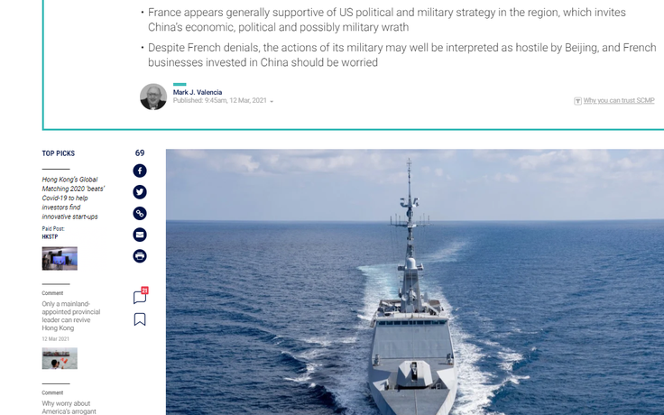 Chuyên gia thân Trung Quốc lại đe dọa nước khác về Biển Đông