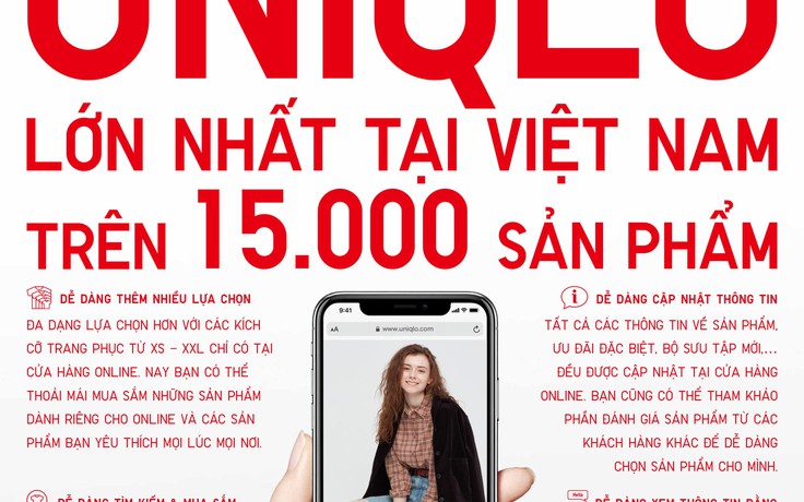 Mua sắm tiện ích với cửa hàng UNIQLO online ra mắt từ ngày 5.11