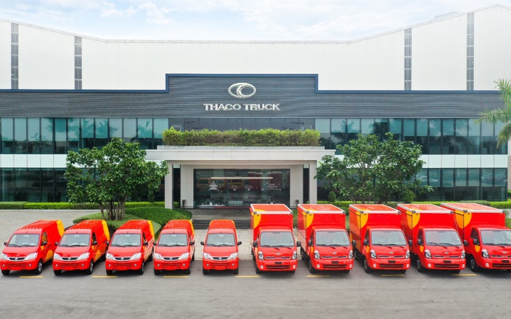 Thaco Auto bàn giao lô 170 xe cho Công ty PINNOW Việt Nam