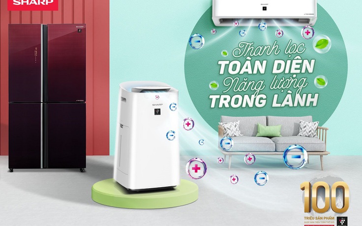 Hơn 100 triệu sản phẩm Sharp với công nghệ Plasmacluser Ion được bán ra trên toàn cầu