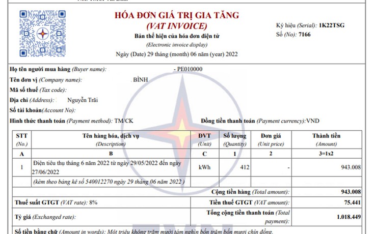 Từ 1.7: Điện lực TP.HCM thay đổi mẫu hóa đơn tiền điện