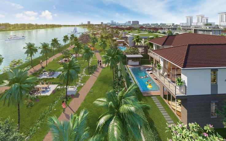 Compound resort The Aqua nâng tầm bất động sản Long An