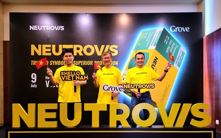 Thương hiệu khẩu trang Neutrovis gia nhập thị trường Việt Nam