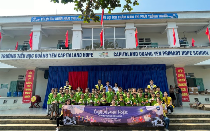 CapitaLand Development đóng góp hơn 2,8 tỉ đồng hỗ trợ 3.000 học sinh tại Việt Nam