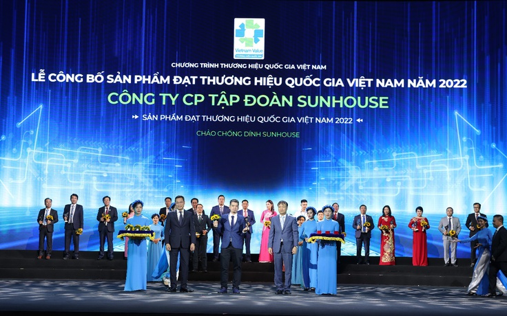 Sunhouse tiếp tục được vinh danh Thương hiệu quốc gia Việt Nam
