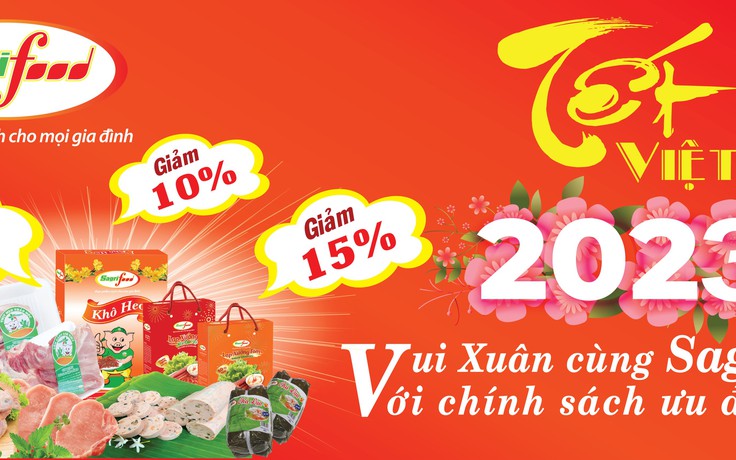 Sagrifood giảm giá sốc dịp tết nguyên đán 2023